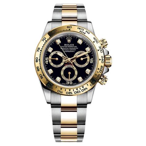 rolex daytona black face with diamonds|rolex stainless daytona black dial.